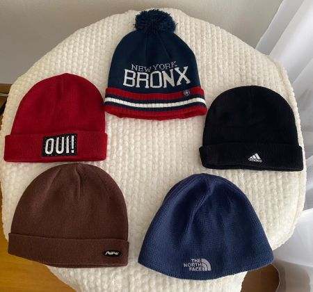 5 X Mützen alle für ein Preis, Adidas, The North Face….
