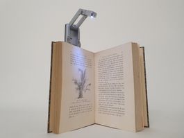 Clip Leselampe, Buchlampe mit Hydraulik Arm - Schnäppchen!