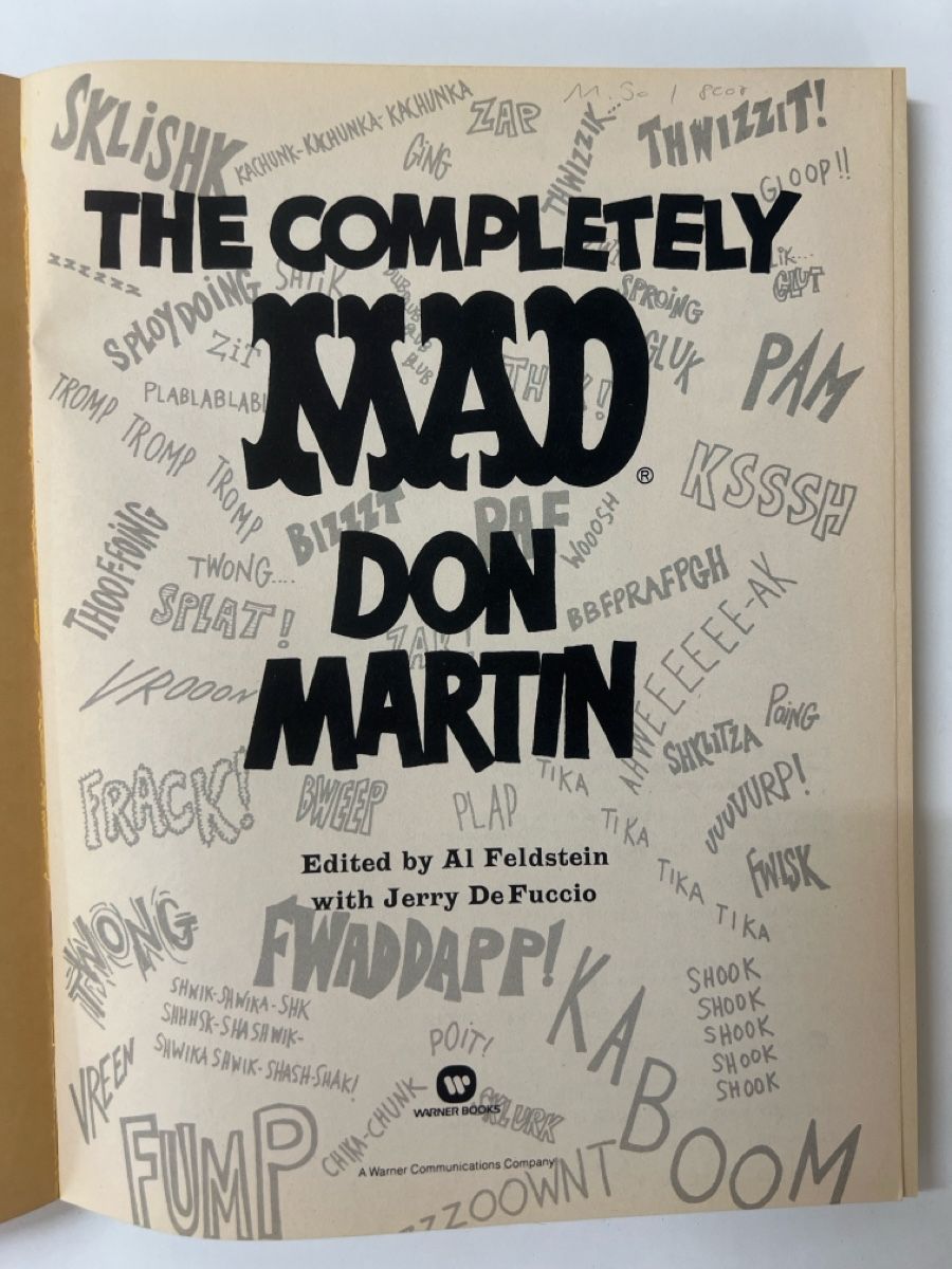 Comics: Buch "The Completely Mad Don Martin" Comic – Gebraucht aus Wollerau von Plakatfreund 1