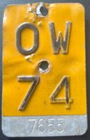 Mofanummer OW 74