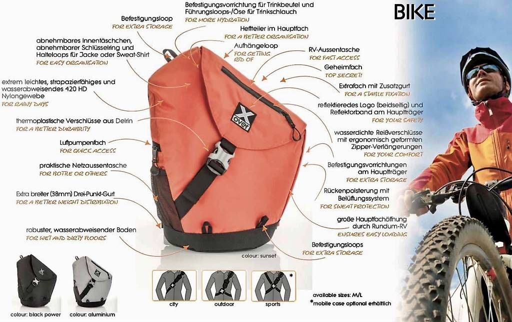 Zaini: X-Over Rucksack - Grösse M - neu – Usato da Diepoldsau venduto da Take1 1
