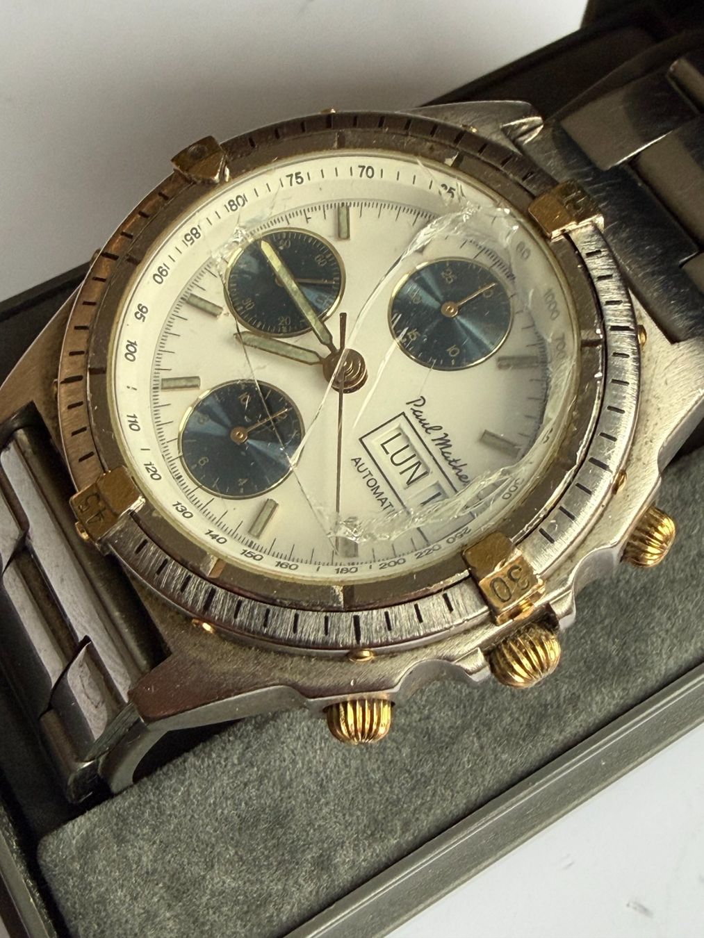 Orologi: Paul Mathez Automatic Chronograph – Usato da Worblaufen venduto da chronyves 6