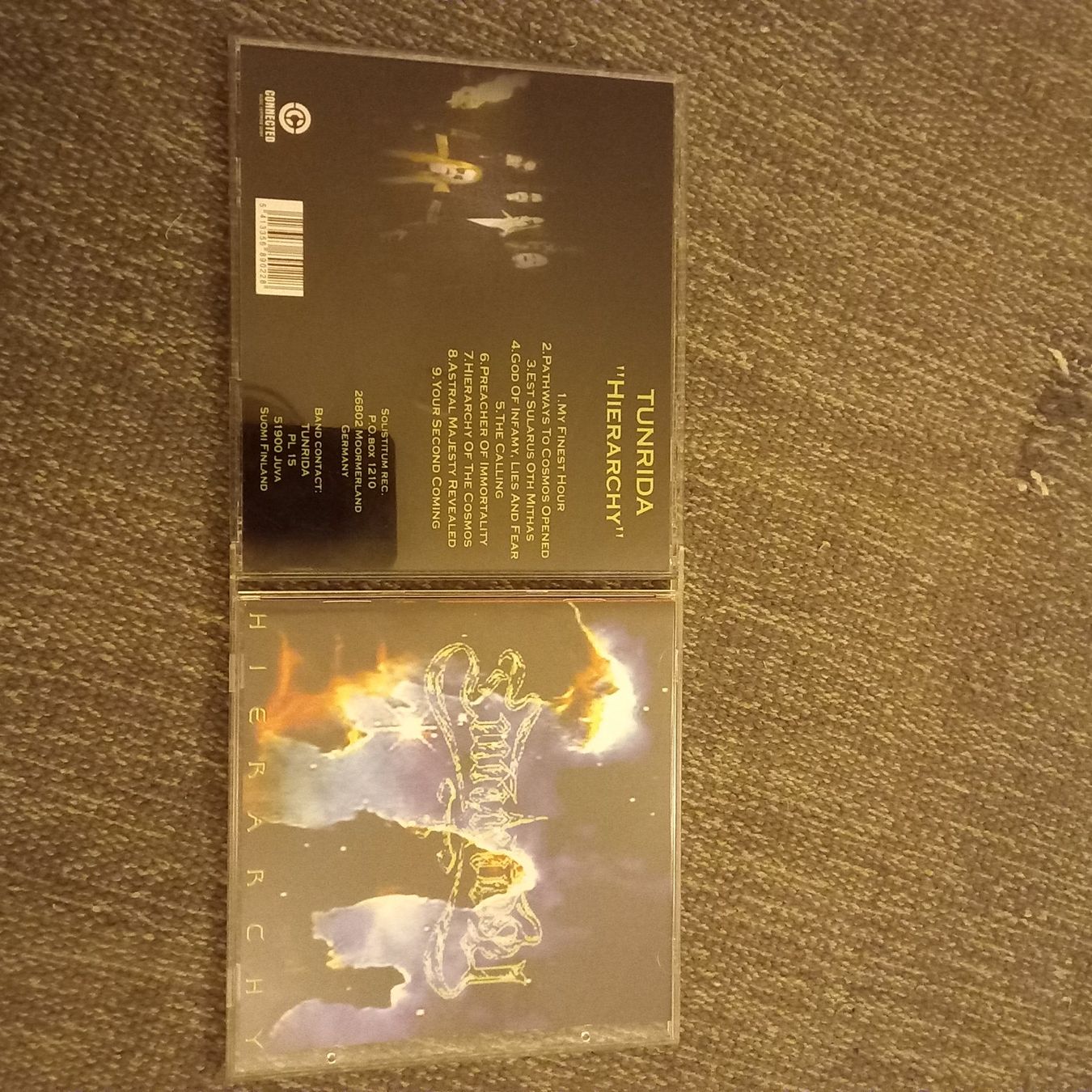 CD: Tunrida - hierarchy – Usato da St-Cergue venduto da VeganWarrior