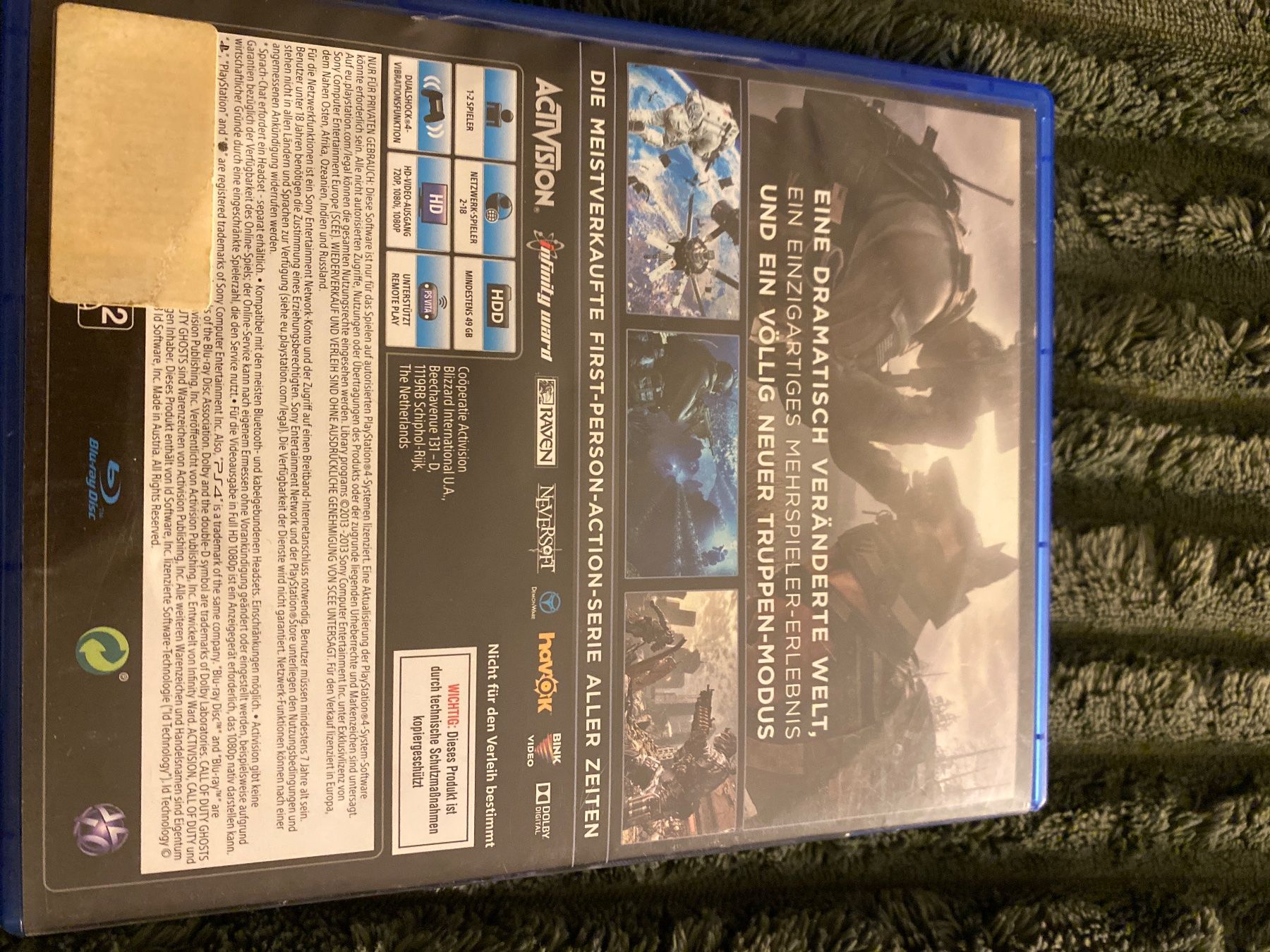 Sony Spiele: COD Ghosts – Gebraucht aus Niederrohrdorf von Liam.01 2