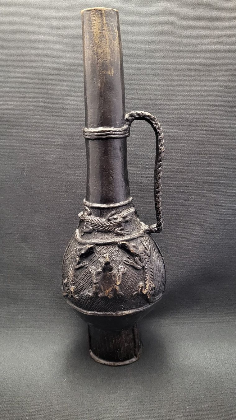 Figuren: Grosses Bronze-Gefäss mit Eidechsen – Gebraucht aus Basel von spinne02 1