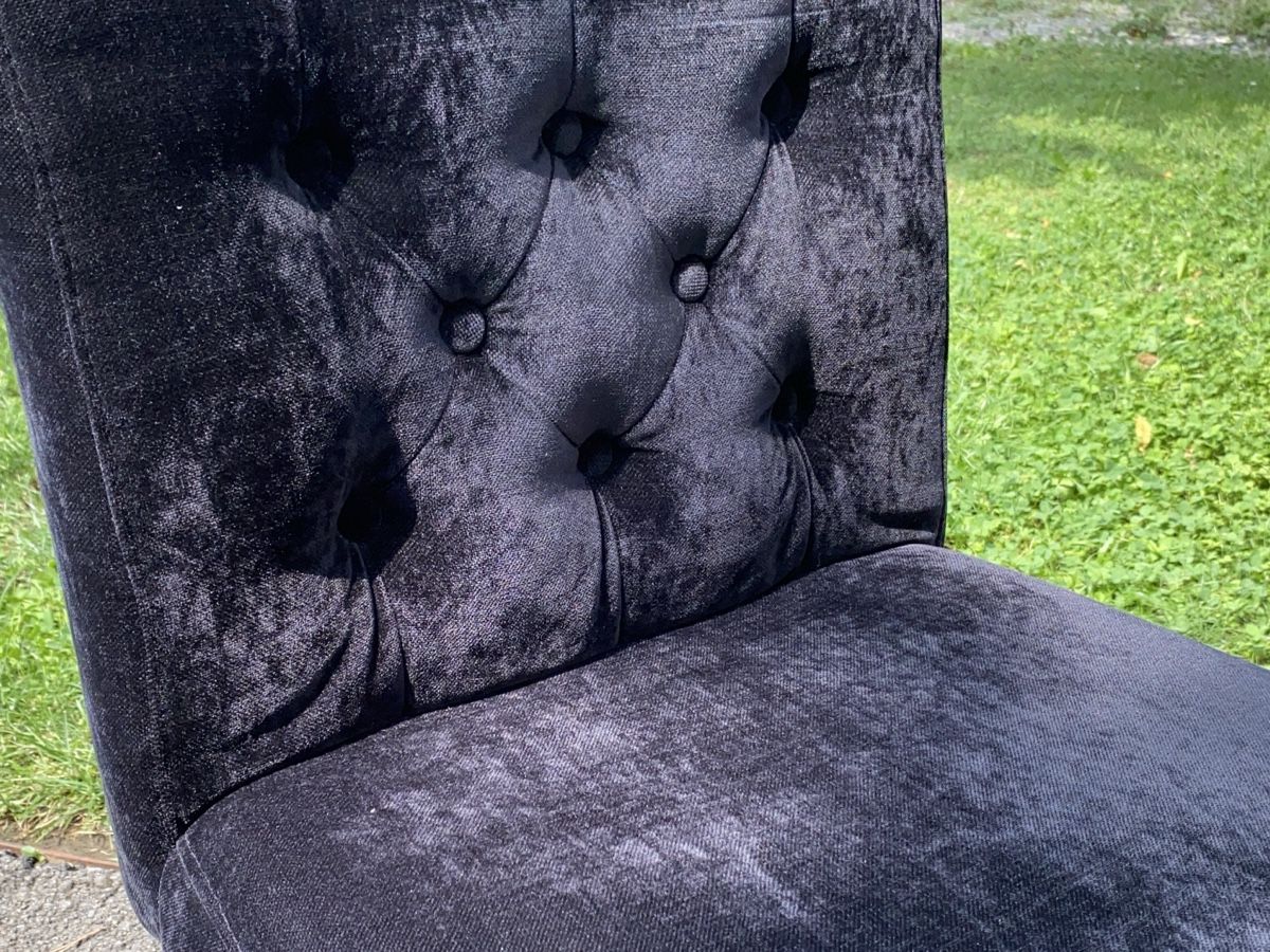 Stühle: 2er Set Samt-Stühle schwarz – Gebraucht aus Zürich von zoflora 7