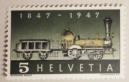 MA219) 247.Ab Abart fehlende Speiche postfrisch