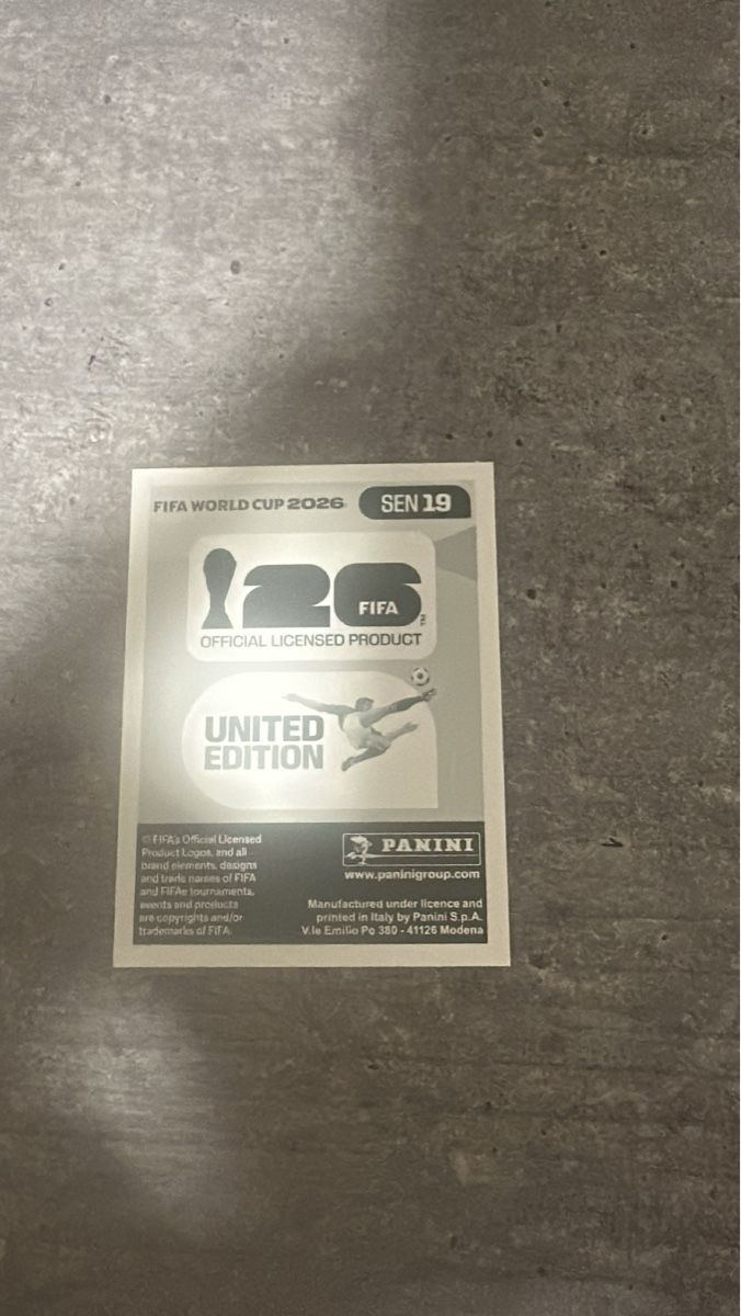 Panini Carte collezionabili: SEN 19 , FIFA WORLD CUP 2026 PANINI  – Nuovo (secondo la descrizione) da Frauenfeld venduto da 1PegPeg1 1