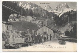 ALBULA-BAHN Baustelle Nord-Eingang