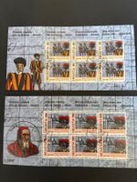 2 Kleinbogen, MiNr. 1945 - 1946 Schweiz, 2005