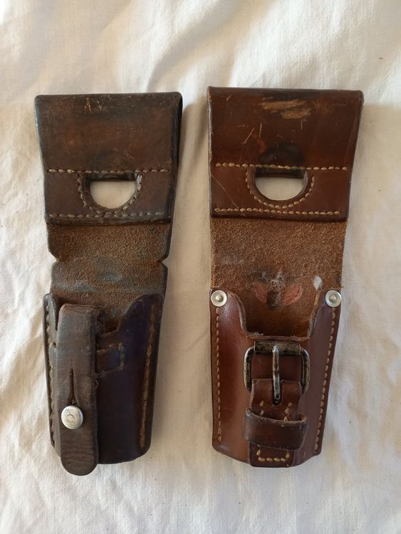 Lot De 12 étuis En Cuir Blackhawk – Support Boucle – Accessoires Ceinture – Noir – Occasion TB E