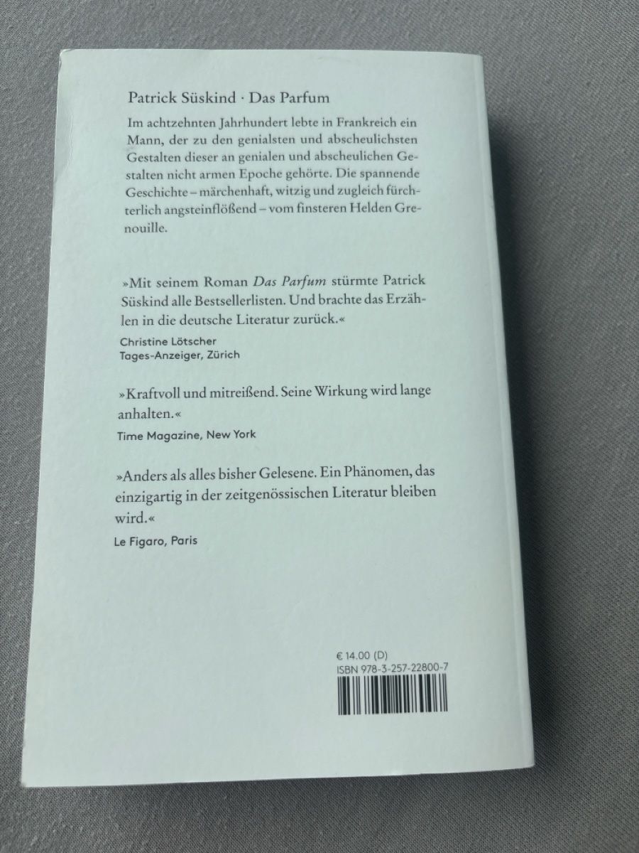 Bücher: Das Parfum - Patrick Süskind – Neu (gemäss Beschreibung) aus Kastanienbaum von ali_vr9f 1