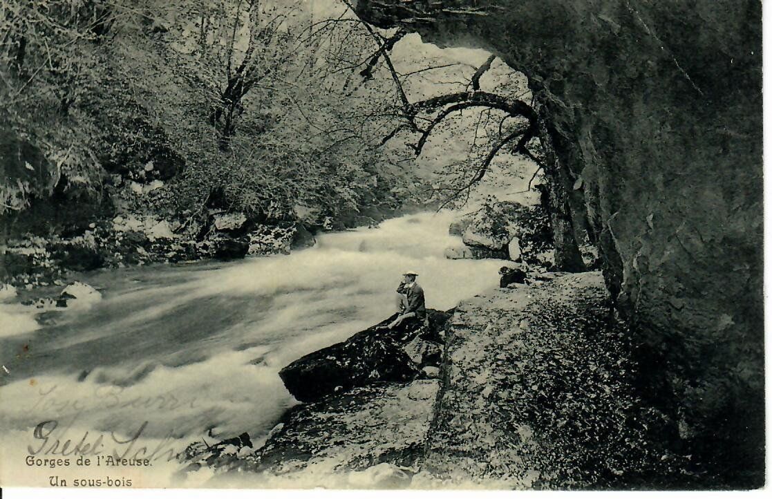 Cartoline postali: Gorges de l`Areuse – Usato da Hochdorf venduto da Ziegel-16