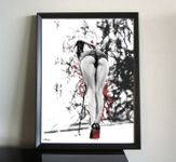 Hot Putting Pop Art Kunst Louboutin Bild Modern Hotpants