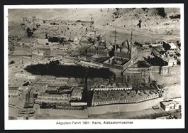 Fotografie Blick auf Kairo mit Alabaster