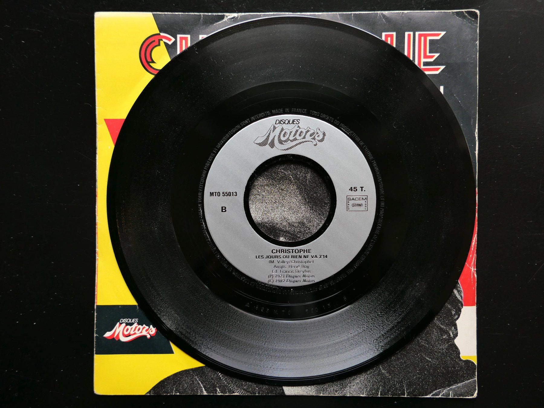Dischi in vinile: SINGLE CHRISTOPHE: Main dans la main, 1973 – Usato da Bern venduto da Balzamico 3