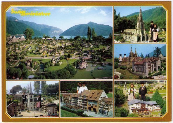 Cartes postales: Melide - 6 Bild AK Swissminiatur – D'occasion à Binningen par Mountainrider