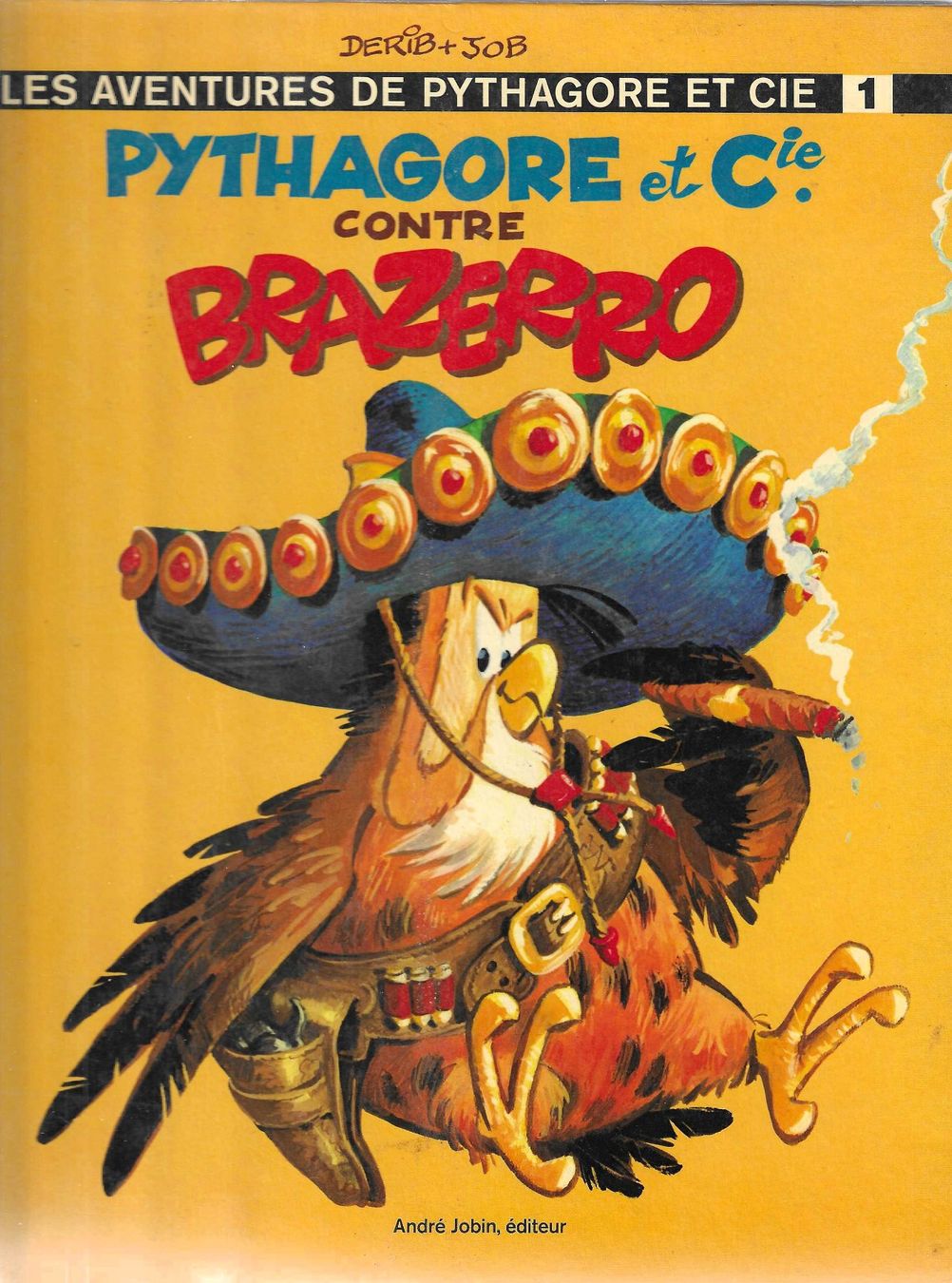 Fumetti: Pythagore & Cie contre Brazerro - Dessin original de Derib – Usato da Savagnier venduto da Ne2065