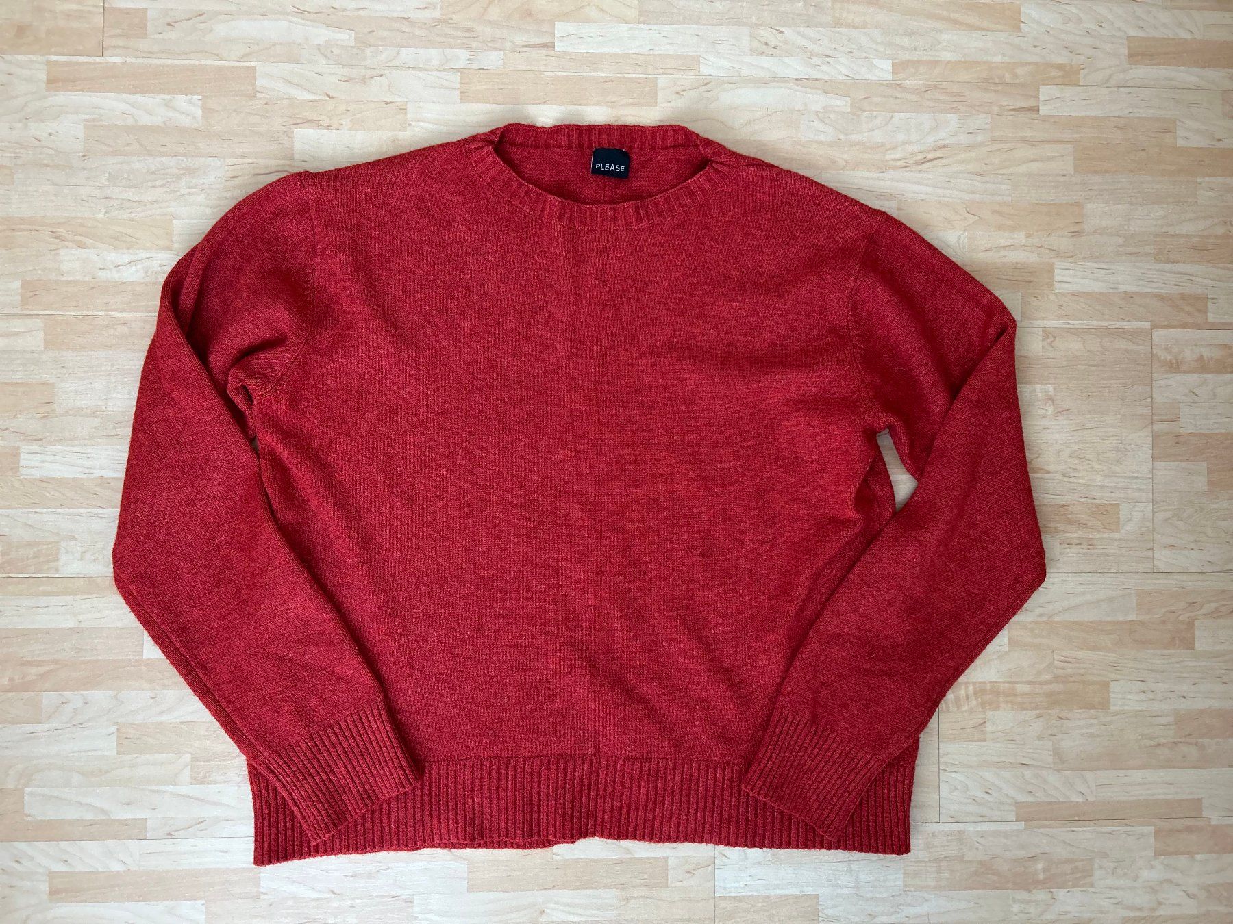 Please Jeans Maglioni & Felpe: PLEASE orange-roter Pulli, Pullover, Baumwolle, M 38, Damen – Usato da Zürich venduto da DepotCharity 1