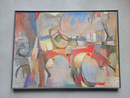 Pont Neuf. Max Hegentschweiler, 1968, Oel auf Lw