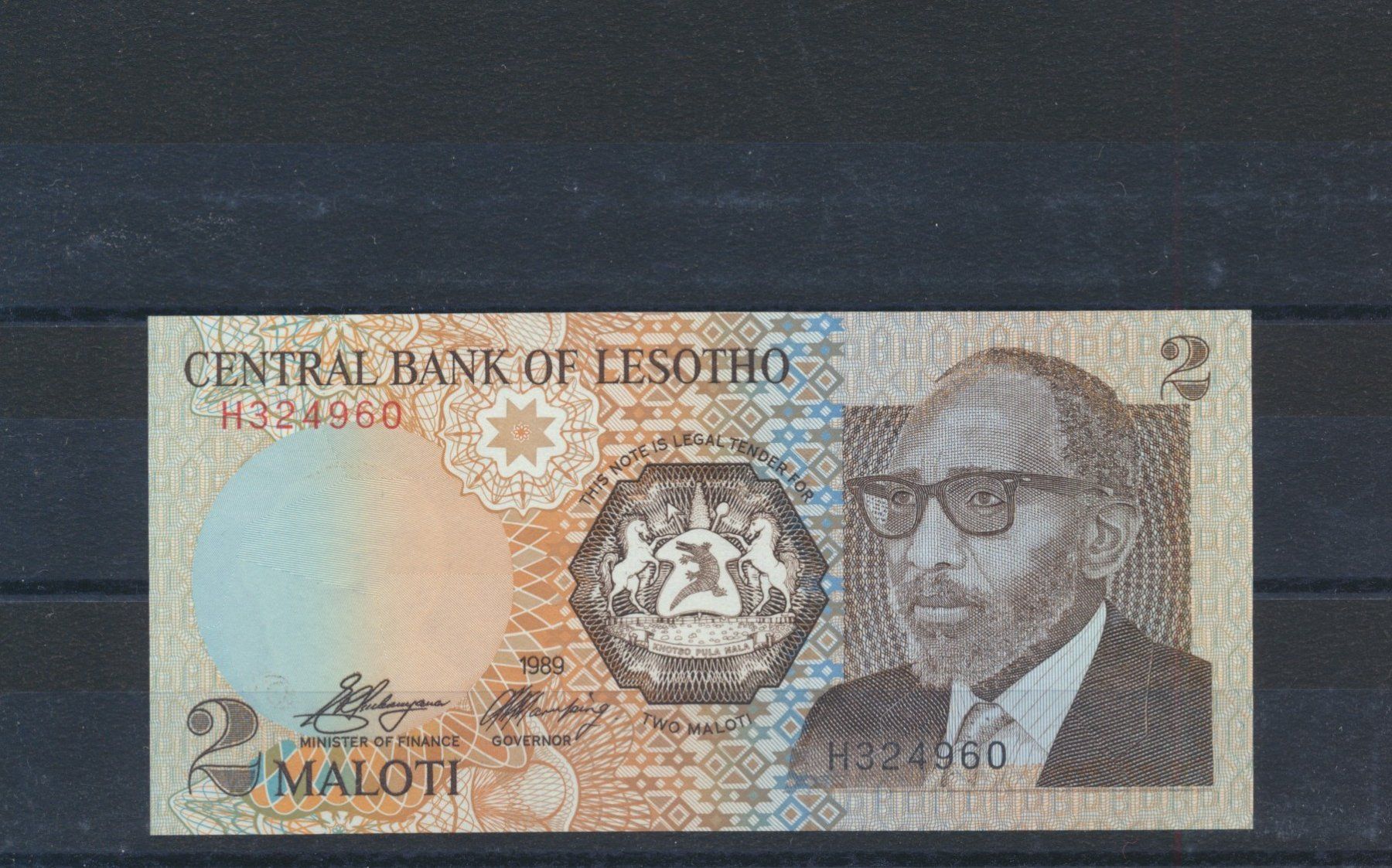 Banconote: 1989 Banknote, "Lesotho - 2 Maloti", ungebraucht – Nuovo (secondo la descrizione) da Winterthur venduto da Zupogeru