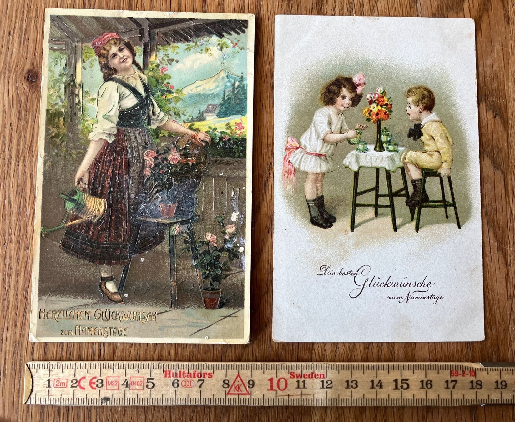 Cartes postales: Alte Ansichtskarten, Namenstag – D'occasion à Waldstatt par breitaxt
