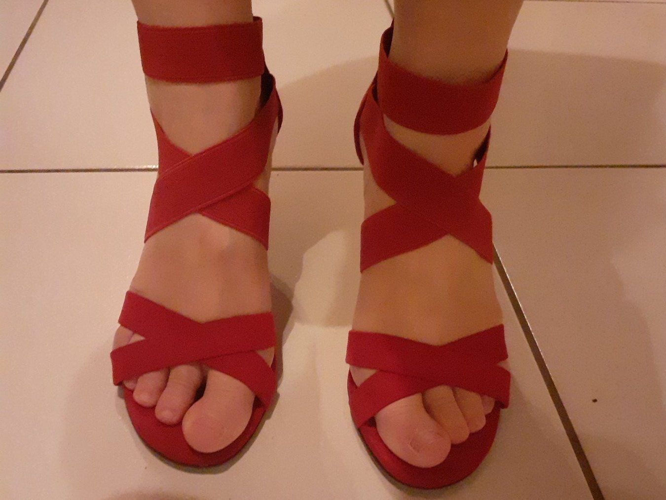 Graceland Damenschuhe: Sandales rouges – Neu (gemäss Beschreibung) aus Boudry von jaq_gjl2