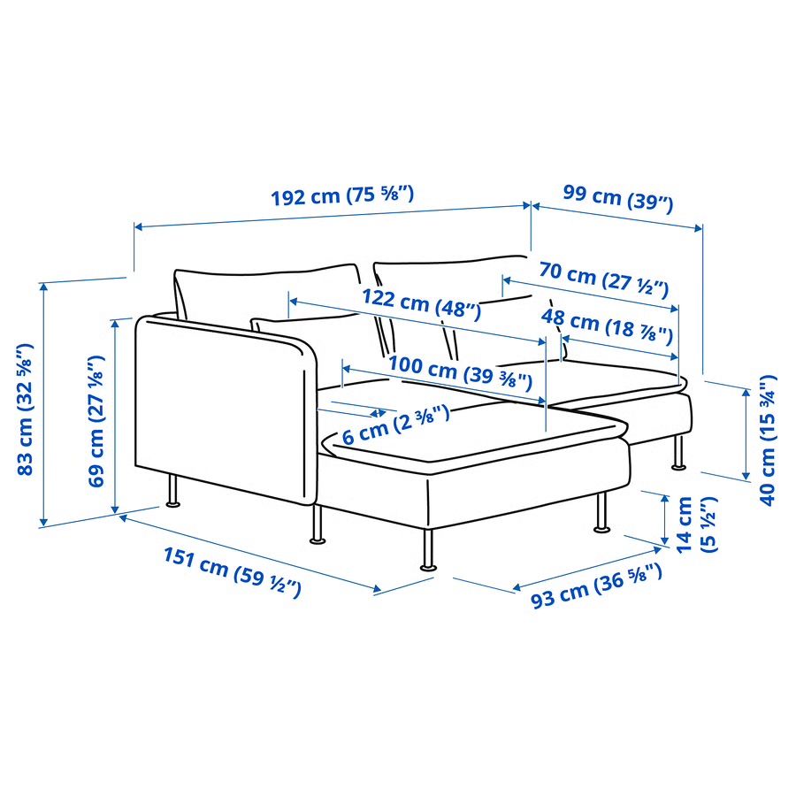 Divani: IKEA SÖDERHAMN Sofa wie Neu! Fridtuna Hellbeige – Nuovo (secondo la descrizione) da Thun venduto da Makki83 1