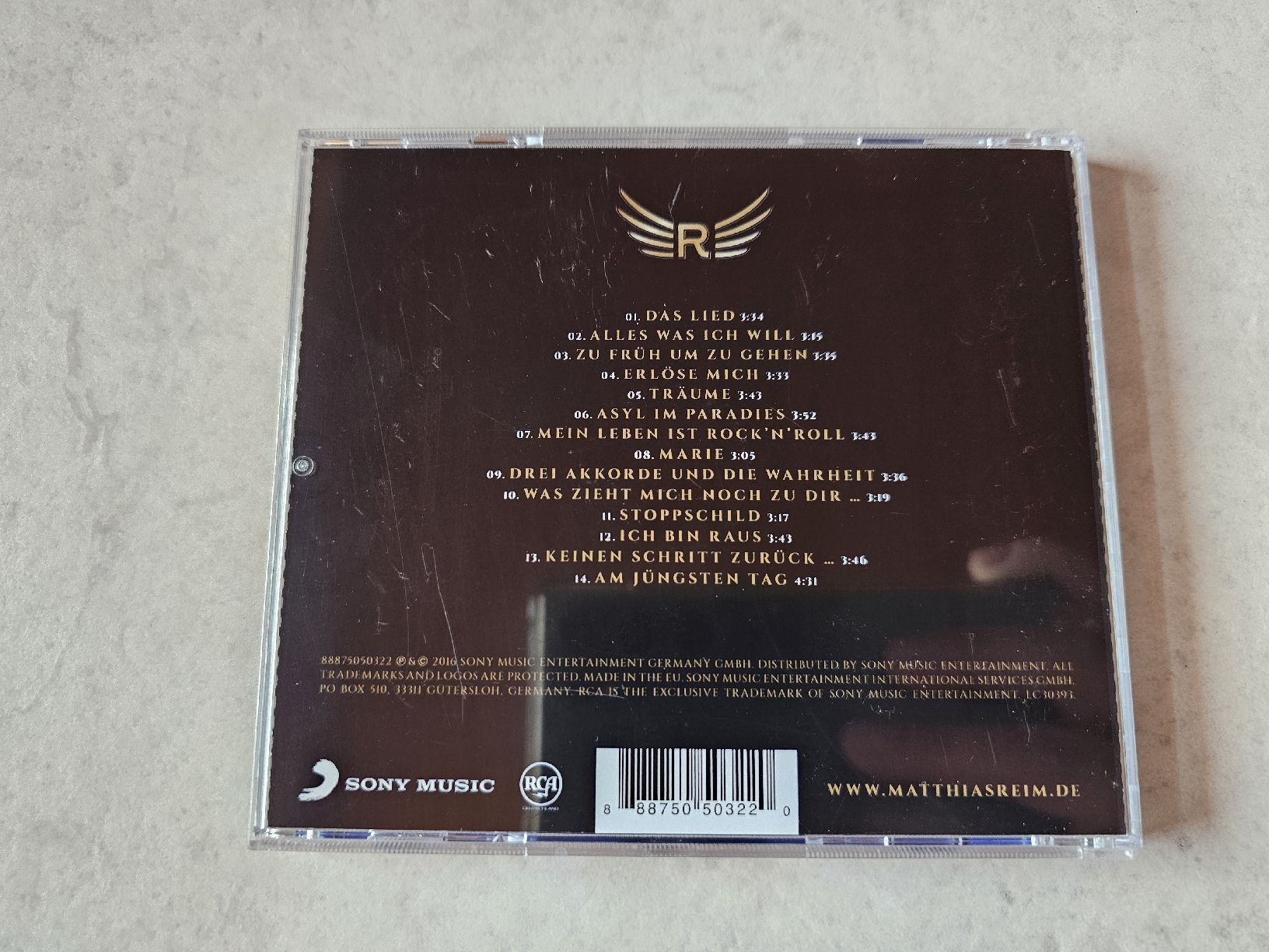 CD: Matthias Reim  -  Phoenix – Usato da Schneisingen venduto da backstore24 1