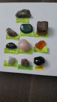 10er Set Trommelsteine mit seltenem Zirkon & Tektit: Set 64