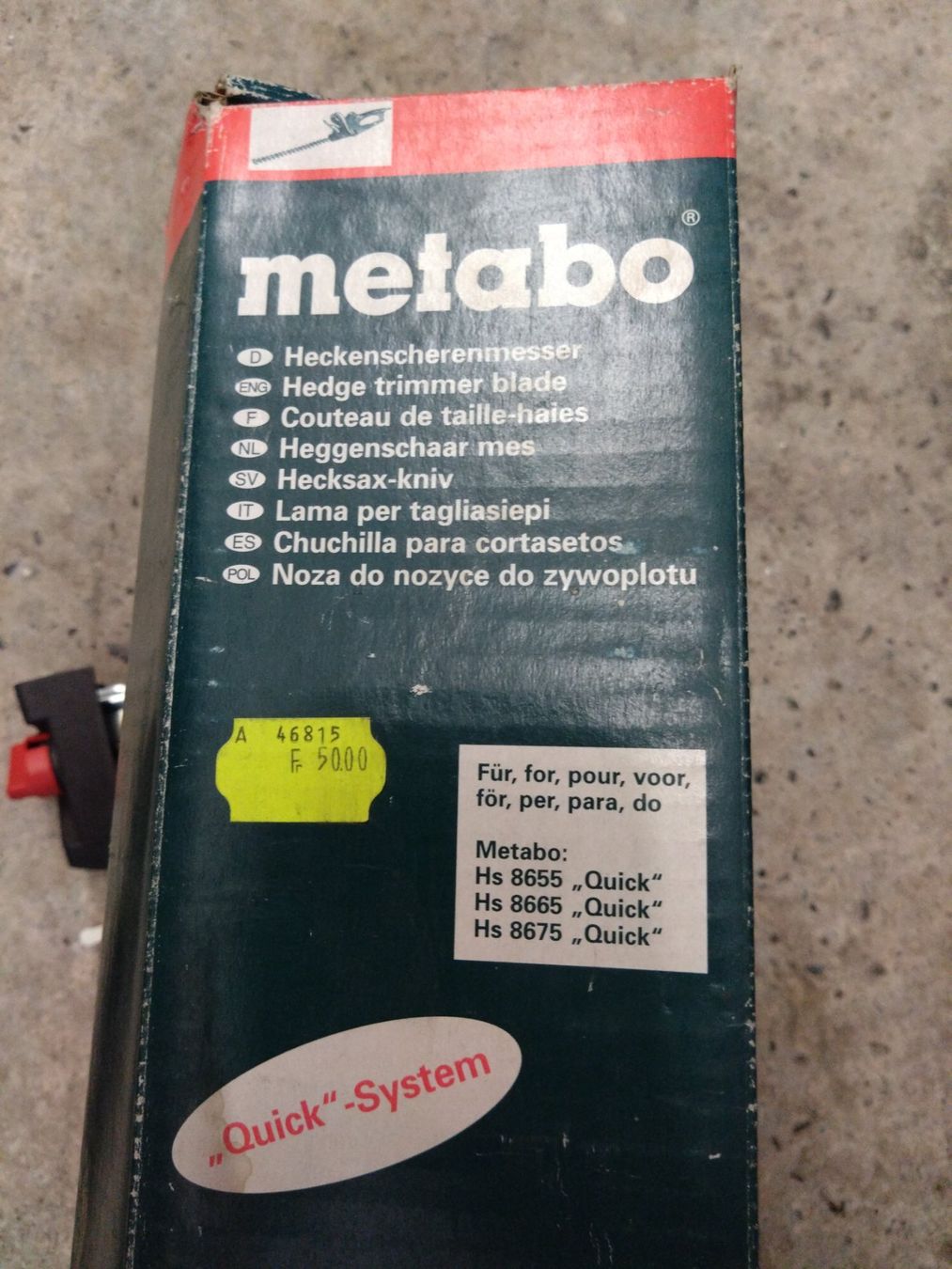 Metabo Tutti gli attrezzi: Metabo Heckenschärenmesser quick System – Nuovo (secondo la descrizione) da Bözen venduto da chrigl82 7