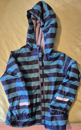 Kinder Regenjacke, gefüttert, Grösse 110/116