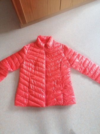 Neuw. lässige  orange bequeme dünnere Jacke Gr M/L