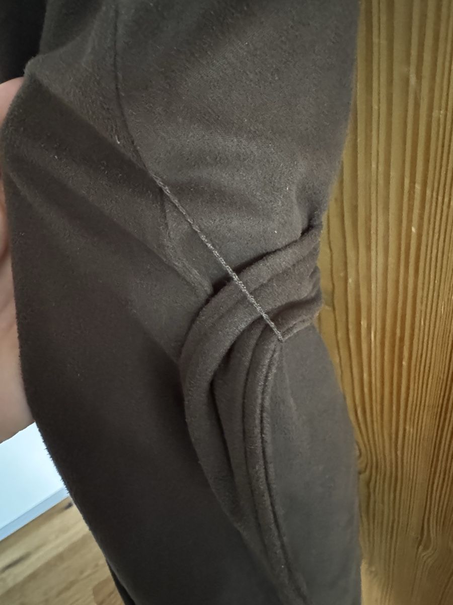 Zara Cappotti: Mantel Zara Basic braun/olive Wildlederoptik – Usato da Zuchwil venduto da Manzi. 6