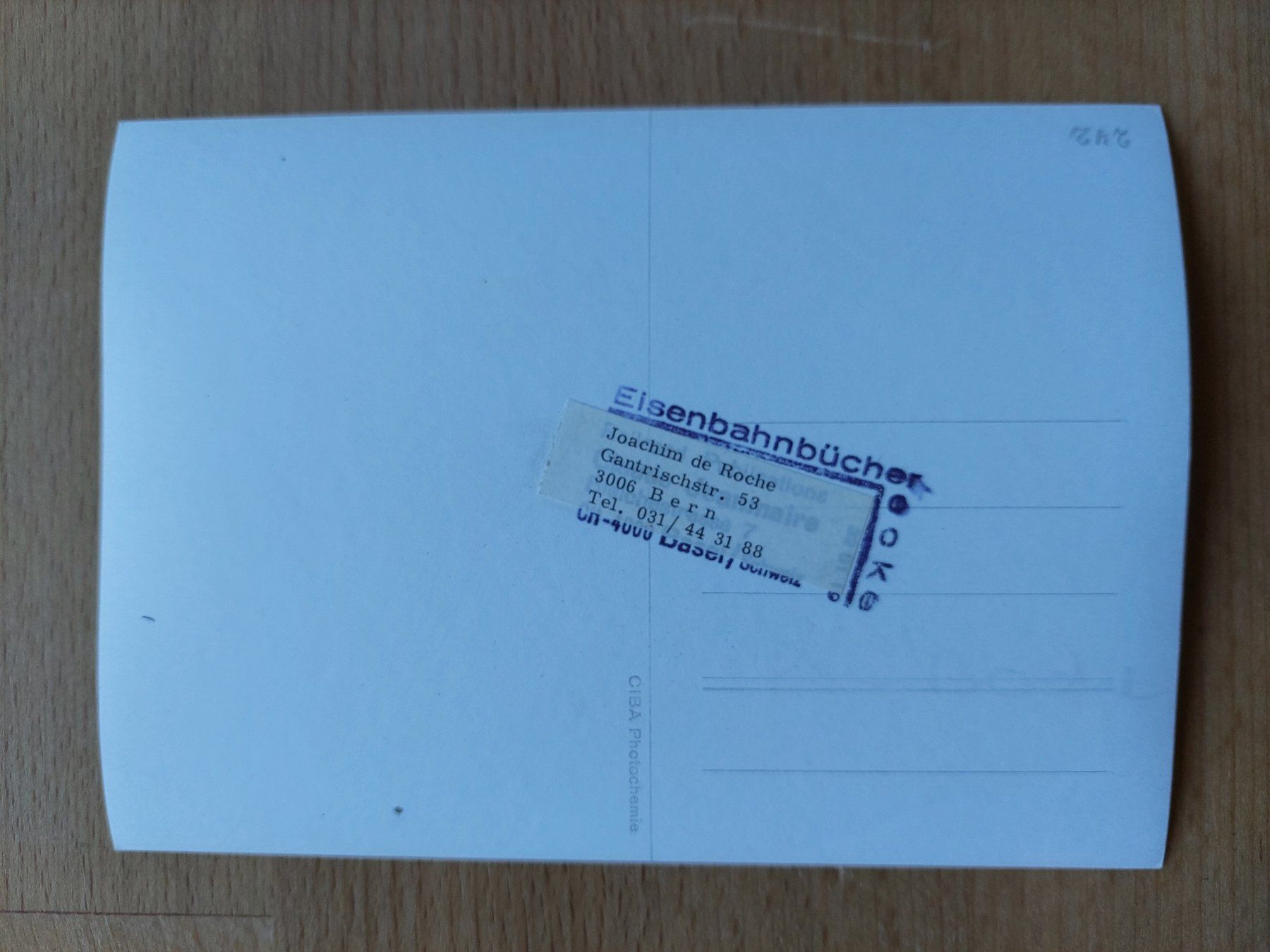 Cartoline postali: Echtfotokarte Rechtsufrige Thunersee-Bahn – Usato da Obfelden venduto da Foto_Bild_Kunst_Buch 1