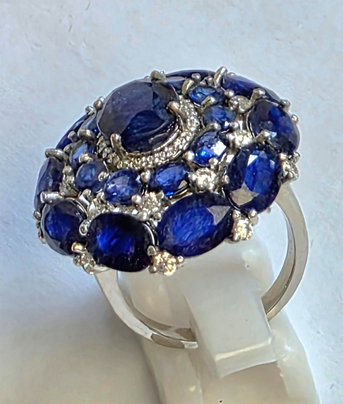 Anelli: Safir Fingerring – Nuovo e nell'imballaggio originale da Zürich venduto da adriben 3