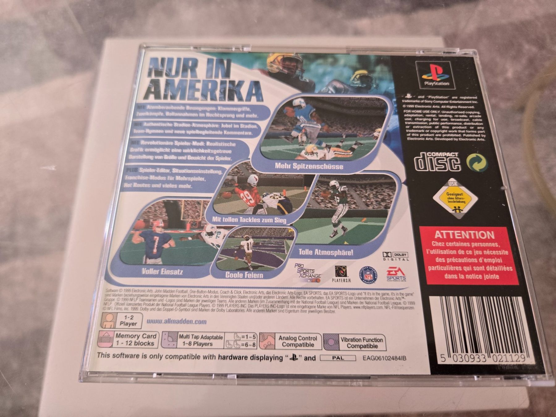 Giochi: Madden 2000 PS1 – Usato da Bussigny venduto da Kfdlt 1