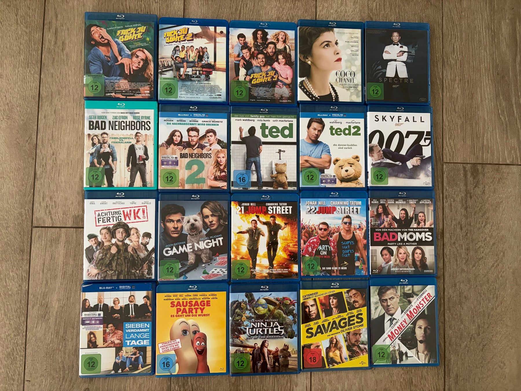 Alle DVDs: 20 Bluray's ab 1.- – Gebraucht aus Inwil von Tom32