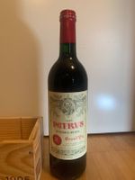 Château Pétrus 1995. One bottle. Eine Flasche. Une Bouteille