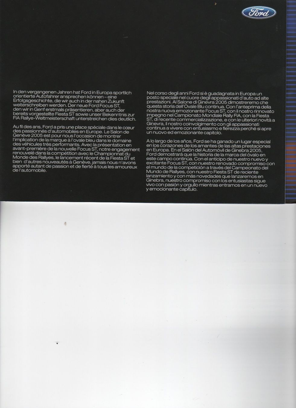 Ford Documenti: Presseinformation Ford Genf 2005 – Nuovo (secondo la descrizione) da Corminboeuf venduto da corbay 1