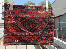 Shahsavan Ende 19.Jh Sumak 50x40 Tasche aus Paneelen Teppich