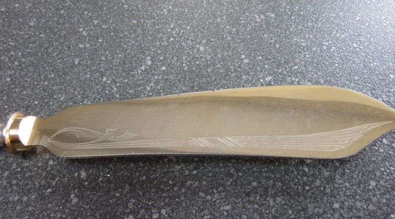 WMF Küchenmesser: Käsemesser WMF versilbert, gepunzt – Gebraucht aus Bischofszell von raika 4