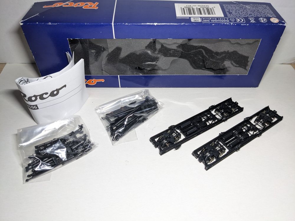 ROCO 34596 H0e Rollwagen-Set (transport de wagons H0) ÖBB (Neu und ...