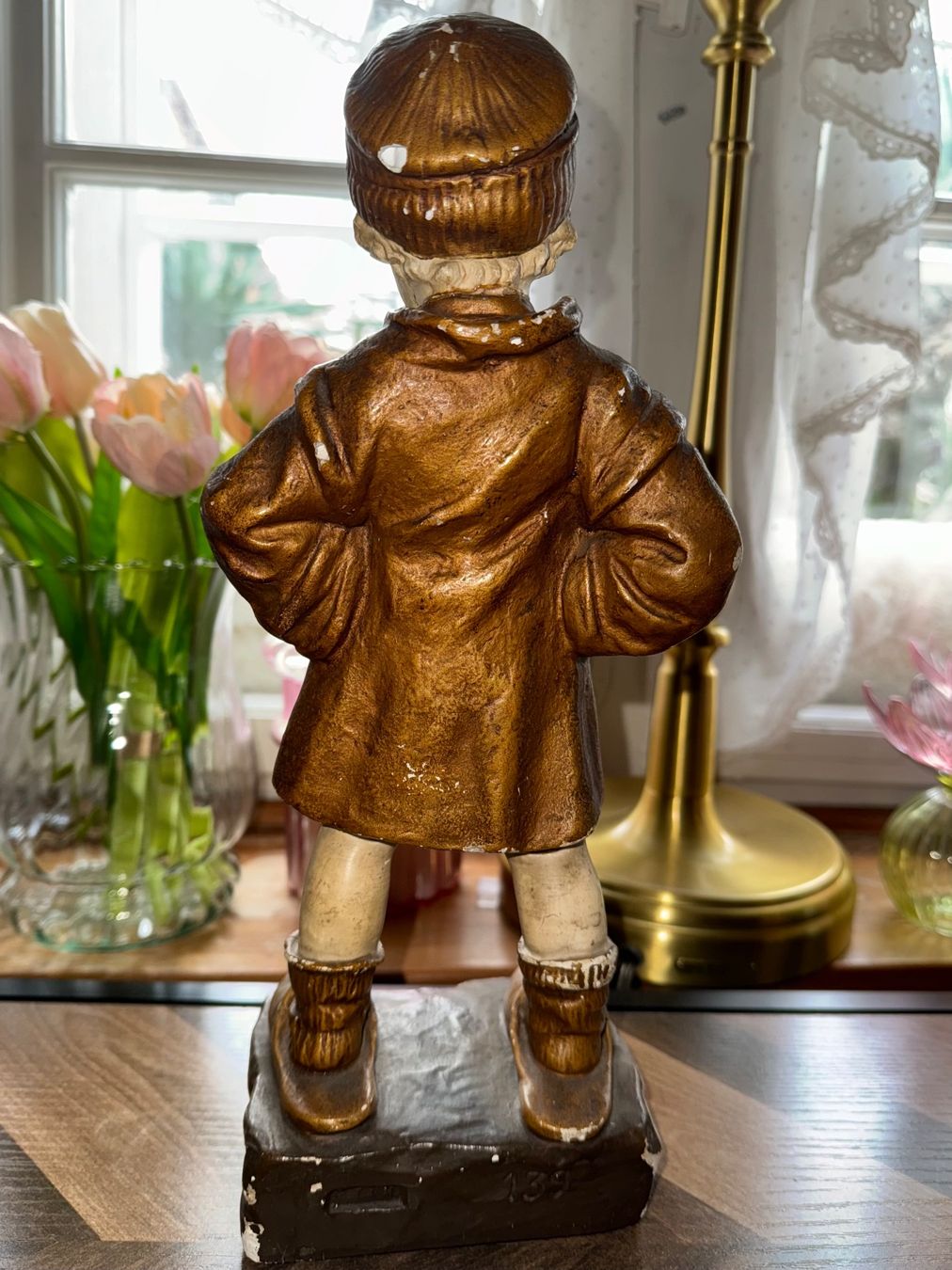 Statuette: Antike Figur aus Gips um 1900 – Usato da Pfäffikon ZH venduto da lenaviktoria 2