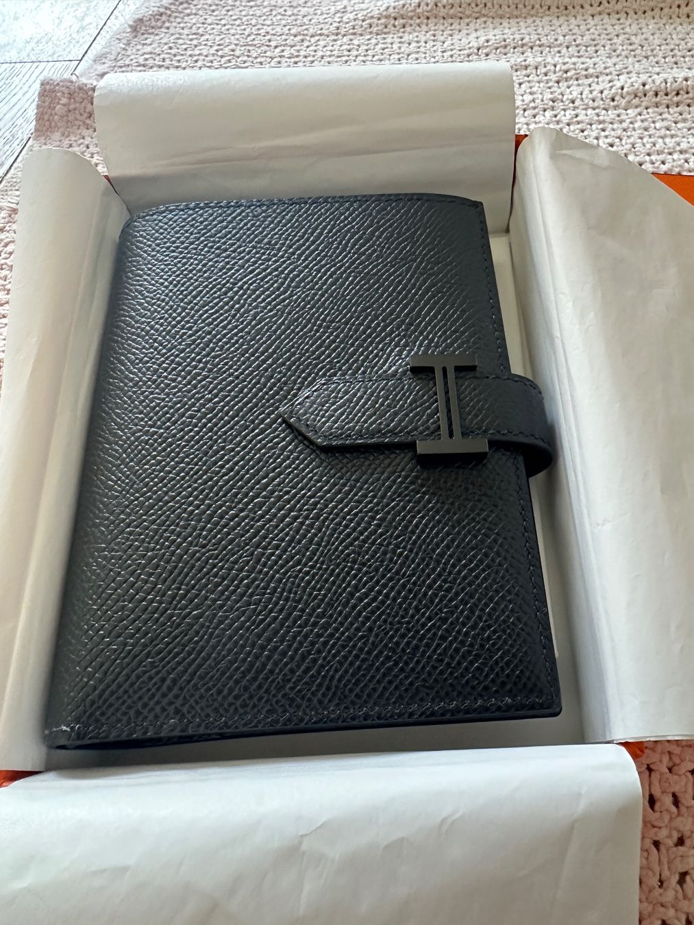 Hermès Portemonnaie: Hermès compact bearn wallet in so black – Gebraucht aus Zollikofen von Bagsandproms 4