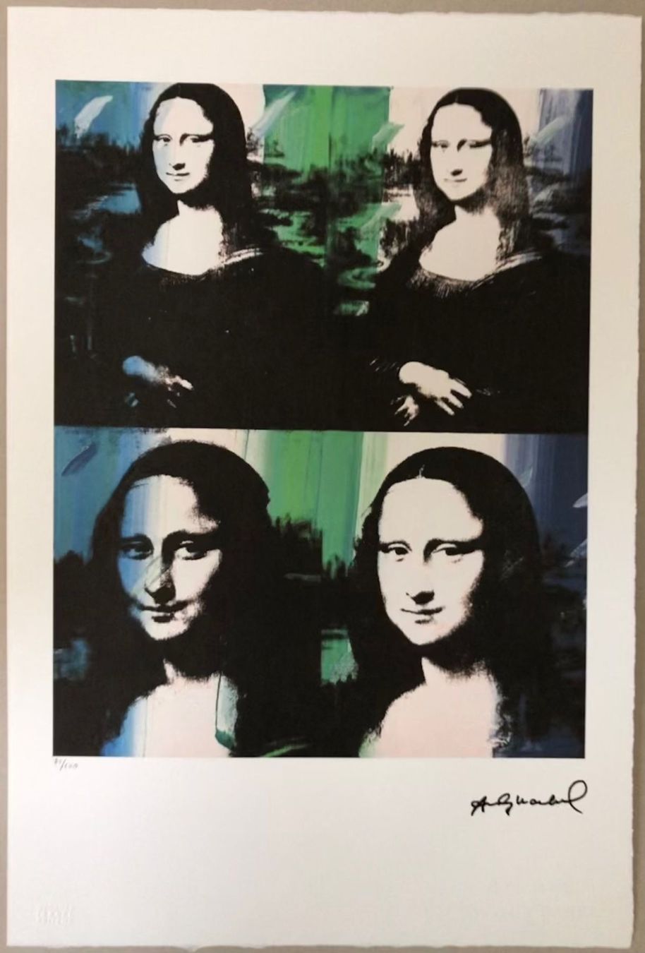 Foto & Immagini: Andy Warhol: Mona Lisa, POP Art, XX/100 – Nuovo (secondo la descrizione) da Meilen venduto da Smgdesign