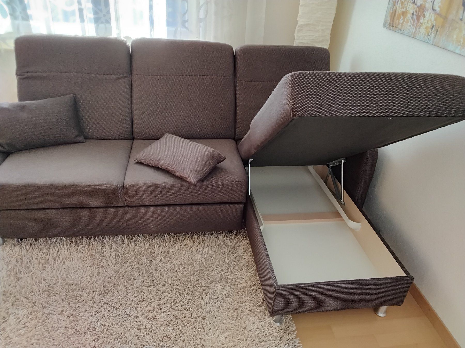 Sofas: Chaise longue Sofa mit Schlafmöglichkeit – Gebraucht aus Weinfelden von heweto 2