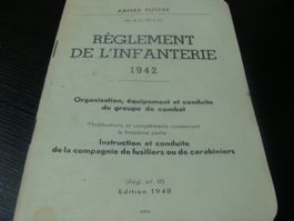 Règlement d'infanterie militaire de 1942