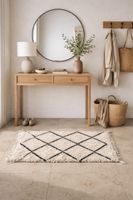 Tapis berbère authentique, fait main, laine naturelle