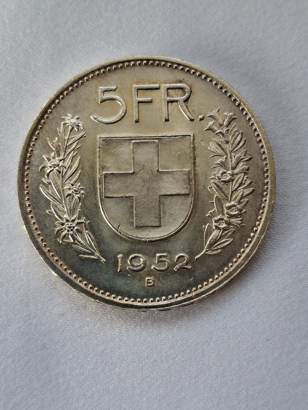 Tutti le monete: 5 Franken 1952 Schweiz – Usato da Dällikon venduto da Toyfan 2